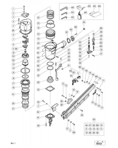 Hitachi NAILER NR83A Spare Parts