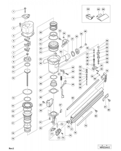 Hitachi STRIP NAILER NR83AA3 Spare Parts