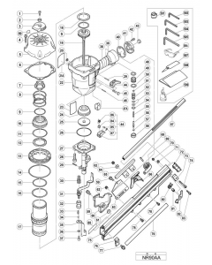 Hitachi STRIP NAILER NR90AA Spare Parts