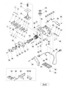 Hitachi PLANER JP20 Spare Parts