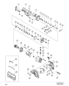 Hitachi RECIPROCATING SAW CR13V2 Spare Parts