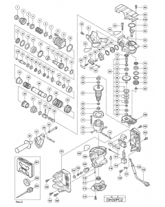 Hitachi ROTARY HAMMER DH30PC2 Spare Parts