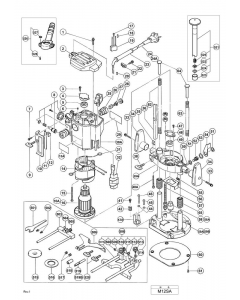Hitachi ROUTER M12SA Spare Parts