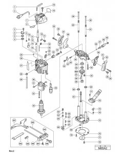 Hitachi ROUTER M8SA2 Spare Parts