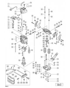 Hitachi ROUTER M8V2 Spare Parts