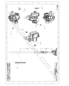 Homelite F3040 Spare Parts