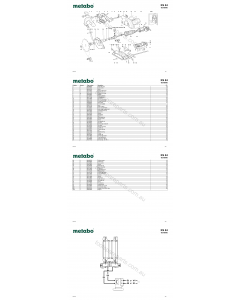 Metabo KS 54 00540000 Spare Parts