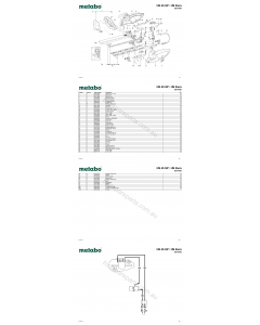 Metabo HS 45 SP / HS Euro 20014000 Spare Parts