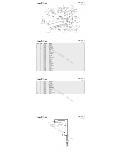 Metabo HS 8455 S 08455000 Spare Parts