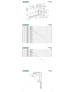 Metabo HS 8475 S 08475000 Spare Parts