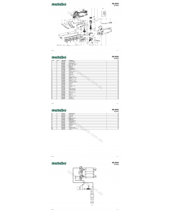 Metabo HS 8545 08545000 Spare Parts