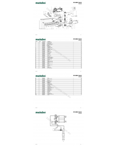 Metabo HS 8665 Quick 08665000 Spare Parts