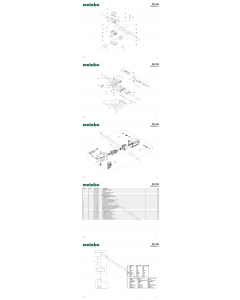 Metabo DH 330 0200033038 10 Spare Parts