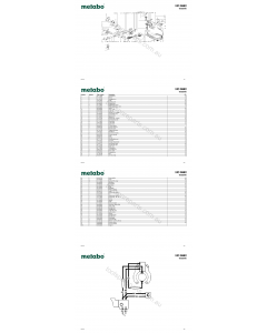 Metabo HO 0882 00882000 Spare Parts