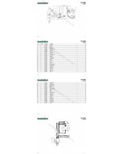 Metabo HO 0882 00882002 Spare Parts
