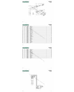 Metabo KN 6875 06875003 Spare Parts