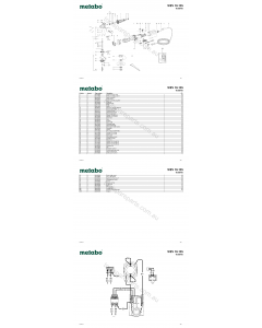 Metabo WEV 10-125 00388420 Spare Parts