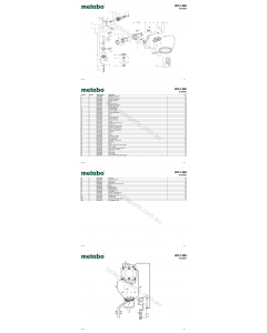 Metabo WQ 1400 00346000 Spare Parts