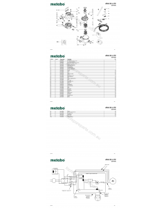 Metabo ASA 25 L PC 02014000 Spare Parts