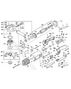Milwaukee AGV23-230 Spare Parts