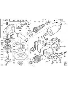 Milwaukee AG805-125XE Spare Parts