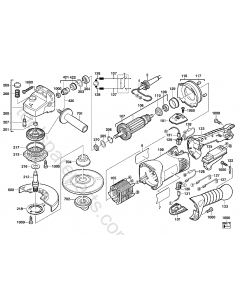 Milwaukee AG13-125X Spare Parts