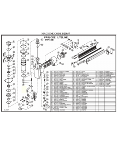 Paslode Liteline B20057 Spare Parts