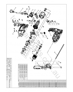 Ryobi RPD800-K Spare Parts