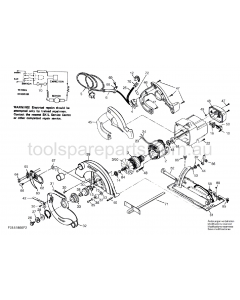SKIL 1866U2 F0151866R2 Spare Parts