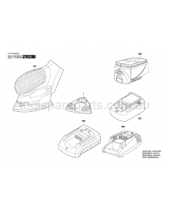 SKIL 7305 F012730532 Spare Parts