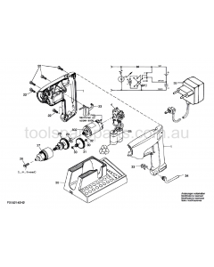 SKIL 2140 F0152140H2 Spare Parts