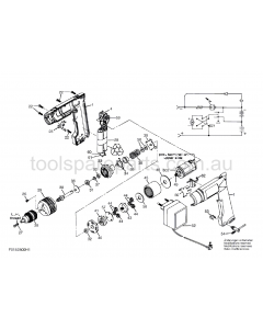 SKIL 2500 F0152500H1 Spare Parts
