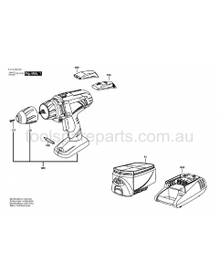 SKIL 2602 F015260201 Spare Parts