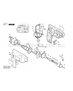 SKIL 6425-20 F01264250X Spare Parts