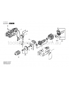 SKIL 6375 F015637503 Spare Parts