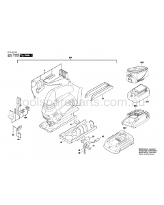 SKIL 4570 F012457032 Spare Parts