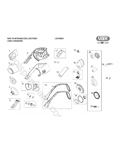 Vax LXHV001 Spare Parts