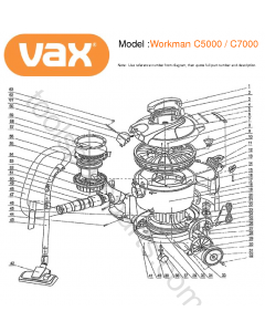 Vax C-7000 Spare Parts