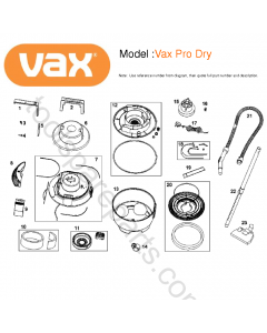 Vax 31000 Spare Parts