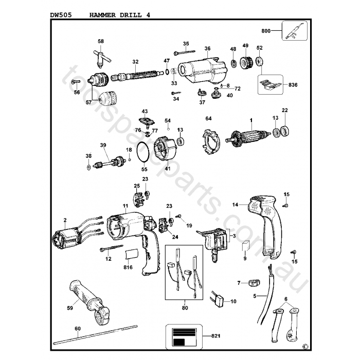 Dewalt dw505 store