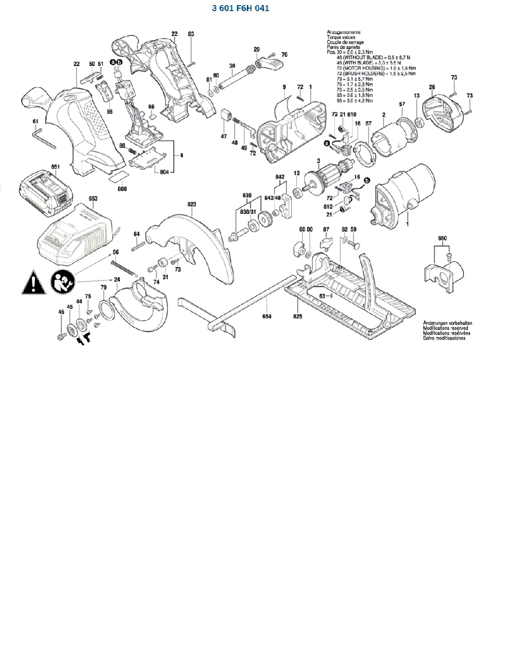 Bosch 3601F6H041 Diagram 1