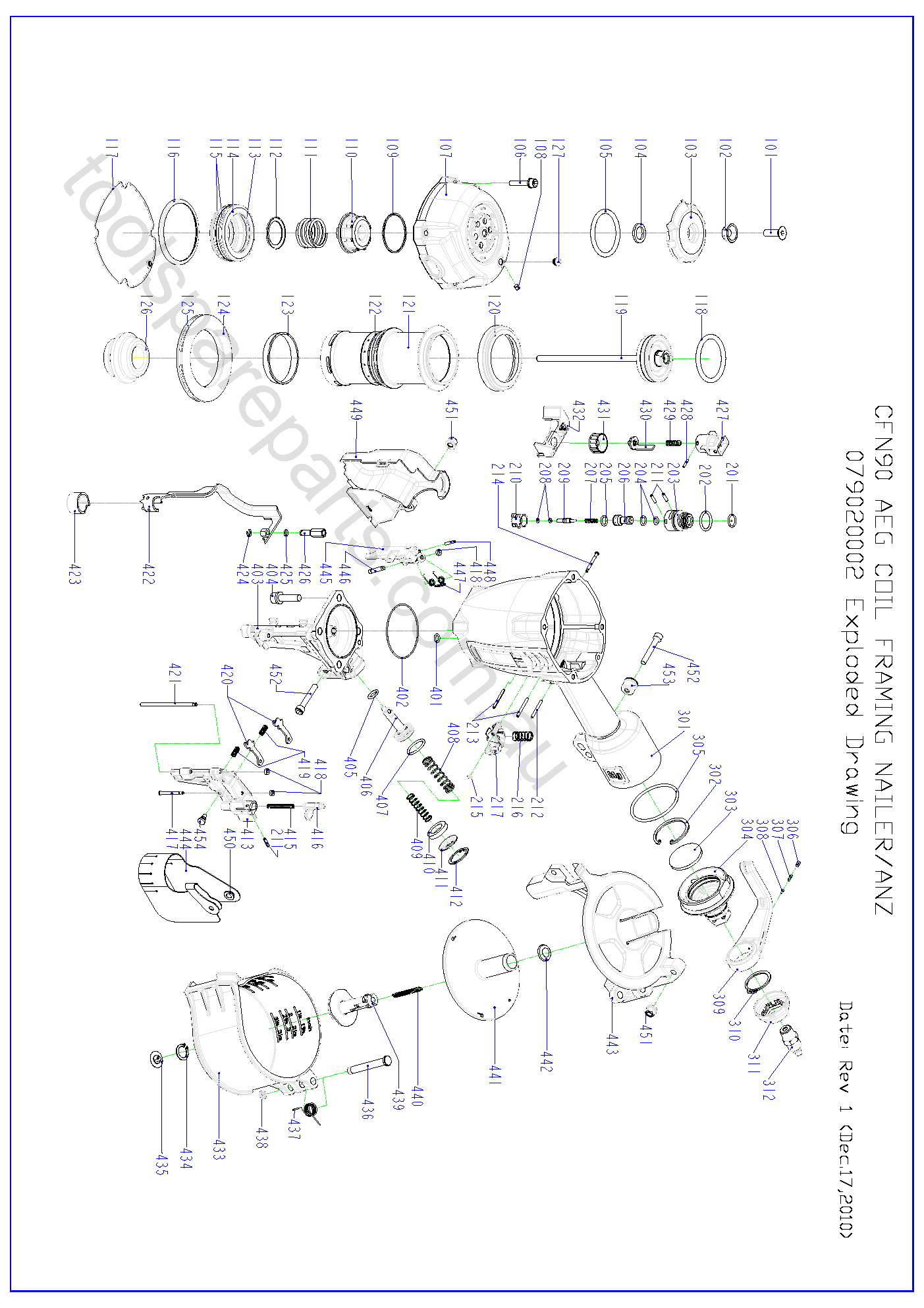 AEG CFN90  Diagram 1