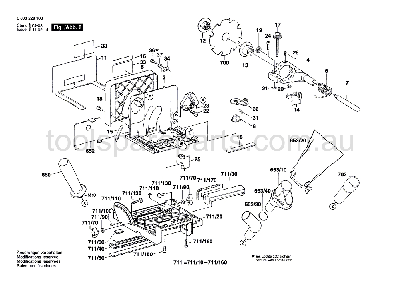 Bosch PSF 22 A 0603228137  Diagram 2