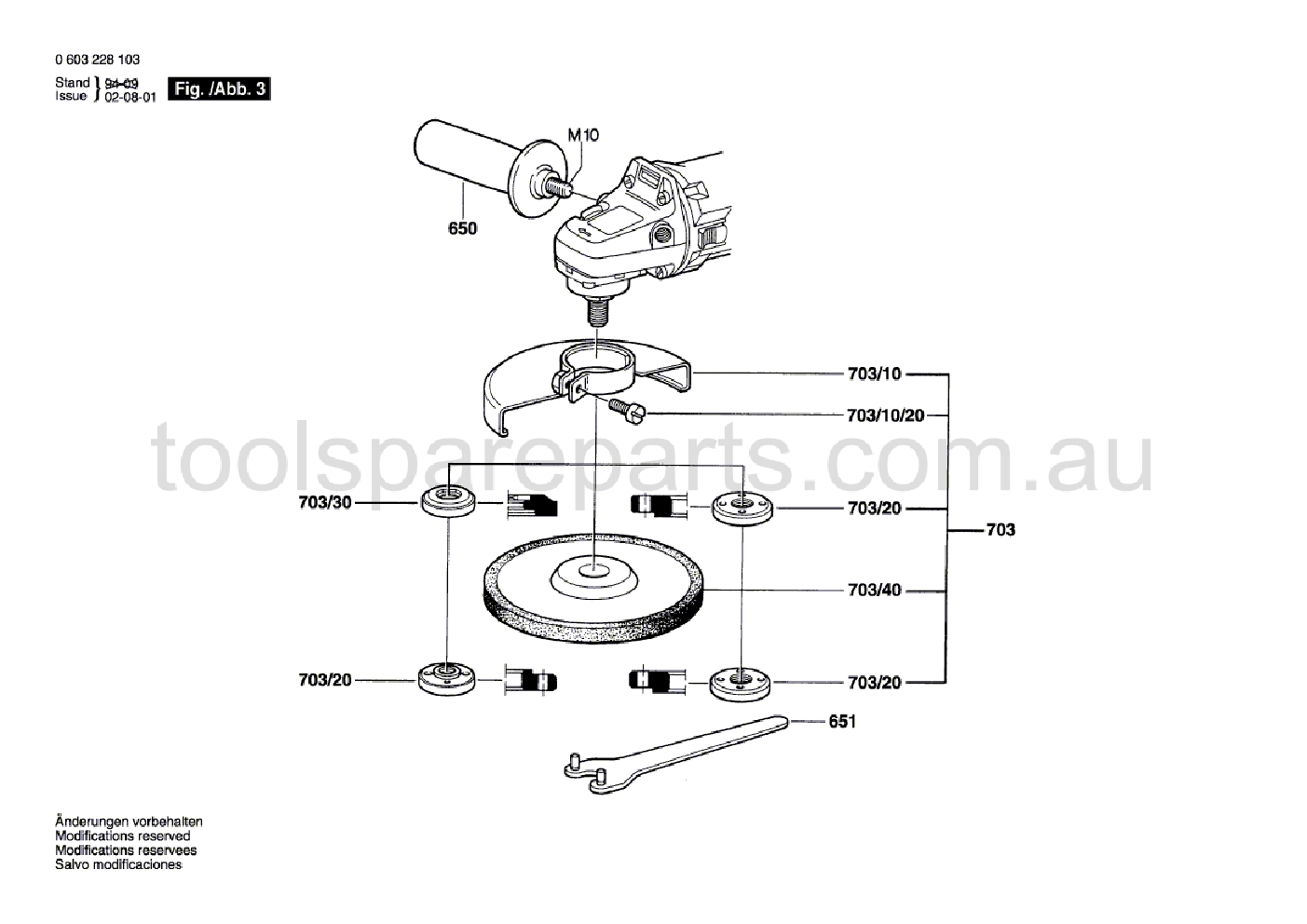 Bosch PSF 22 A 0603228137  Diagram 3