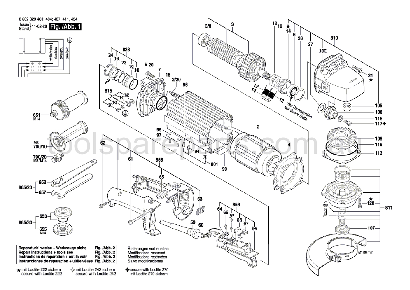 Bosch ---- 0602329401  Diagram 1