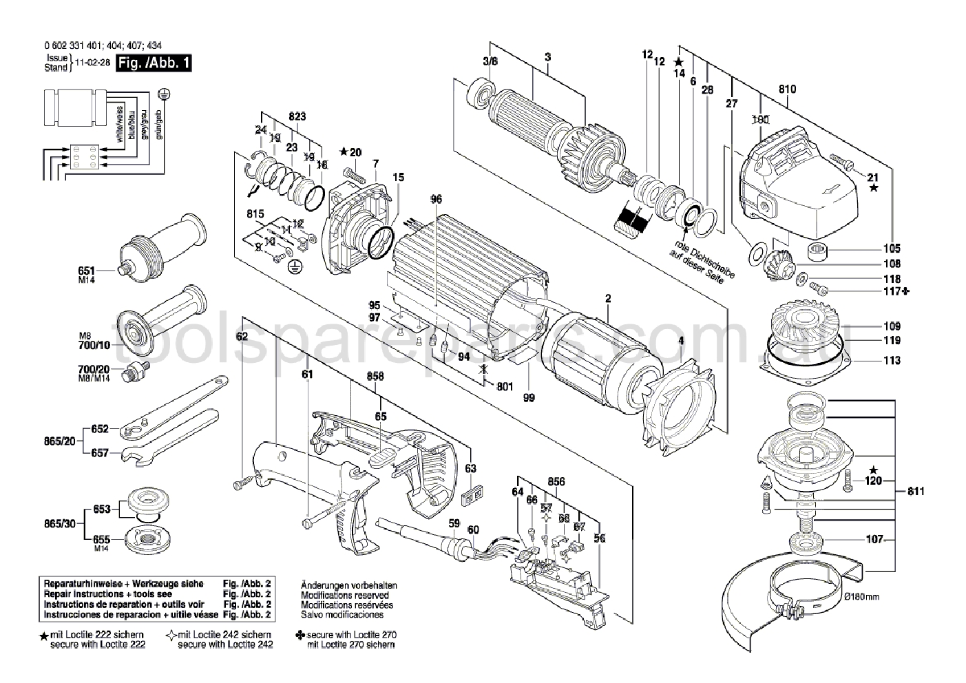 Bosch ---- 0602331404  Diagram 1