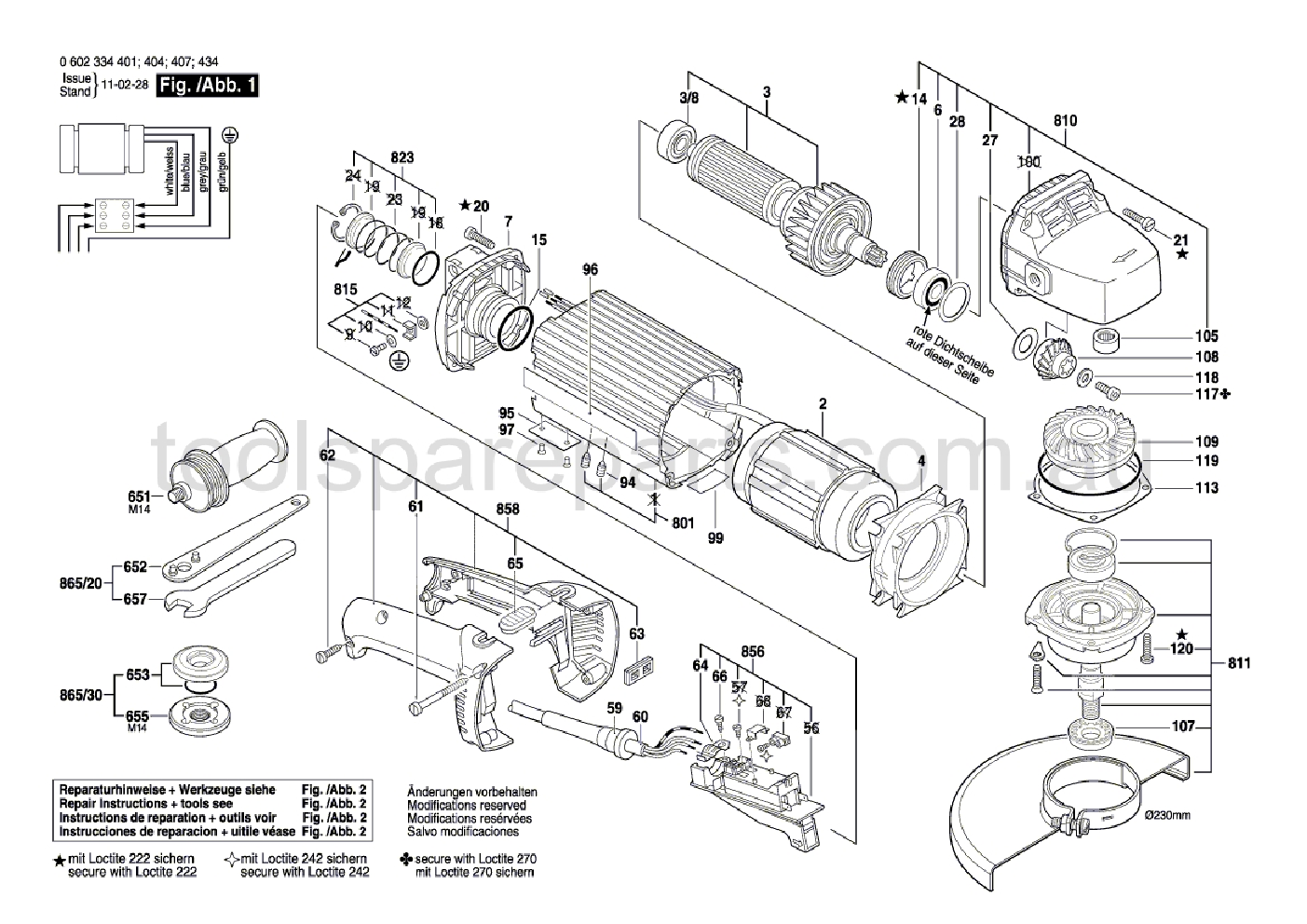 Bosch ---- 0602334407  Diagram 1