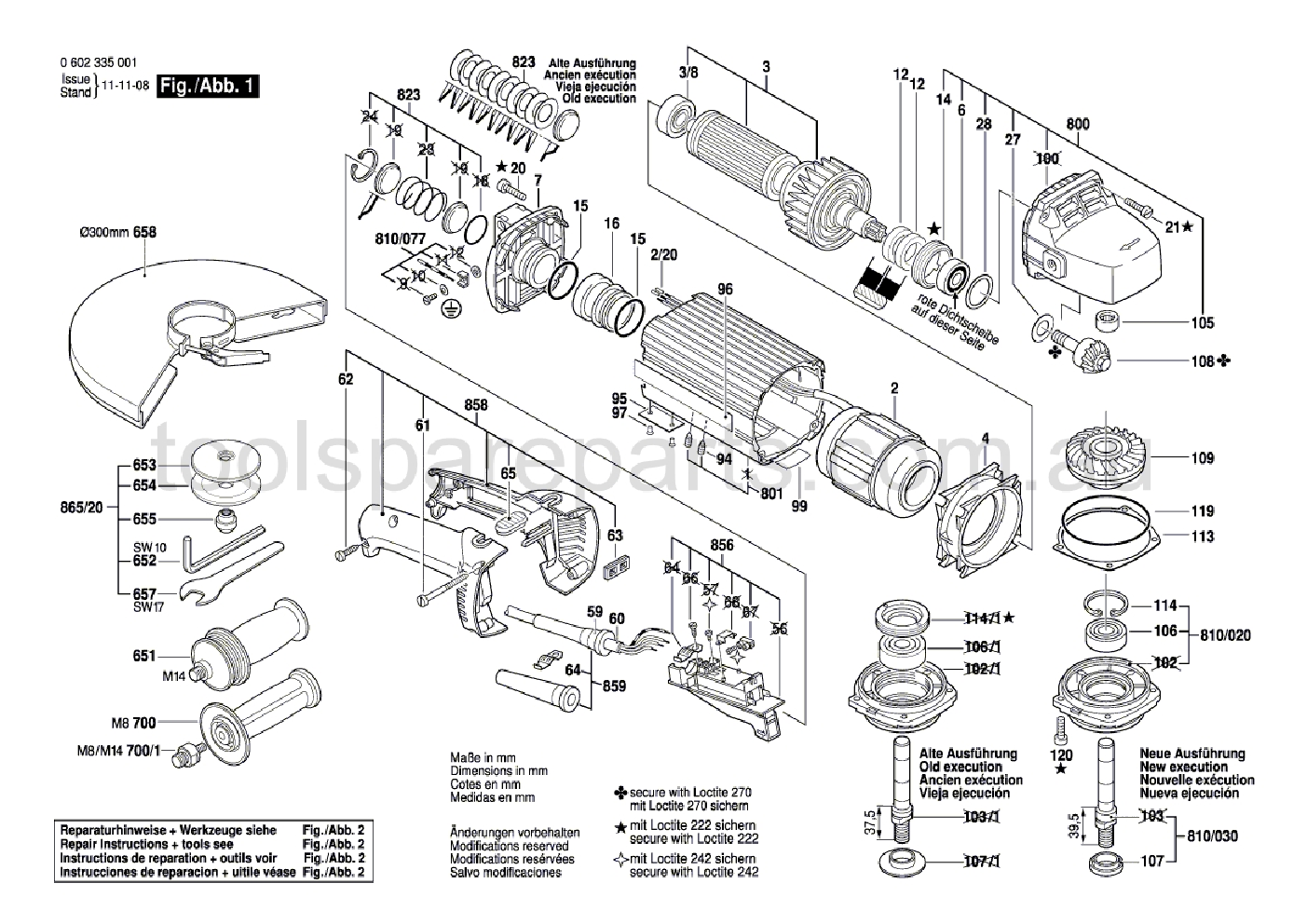 Bosch ---- 0602335001  Diagram 1