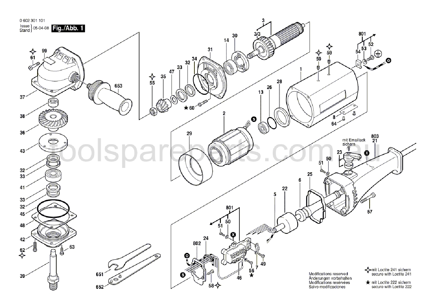 Bosch ---- 0602301101  Diagram 1