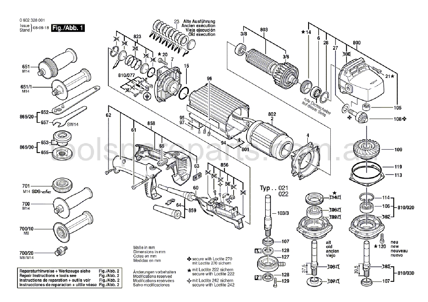 Bosch ---- 0602328002  Diagram 1